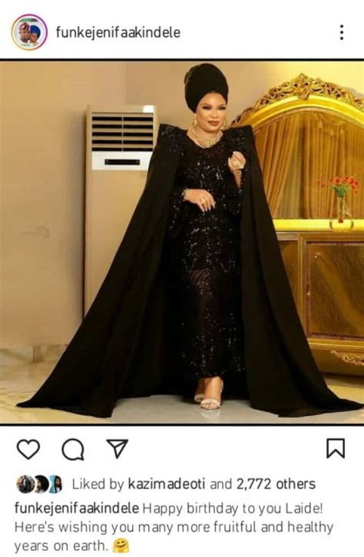 
Funke Akindele Sends Love To Laide Bakare As Colleagues Snub Her Birthday 