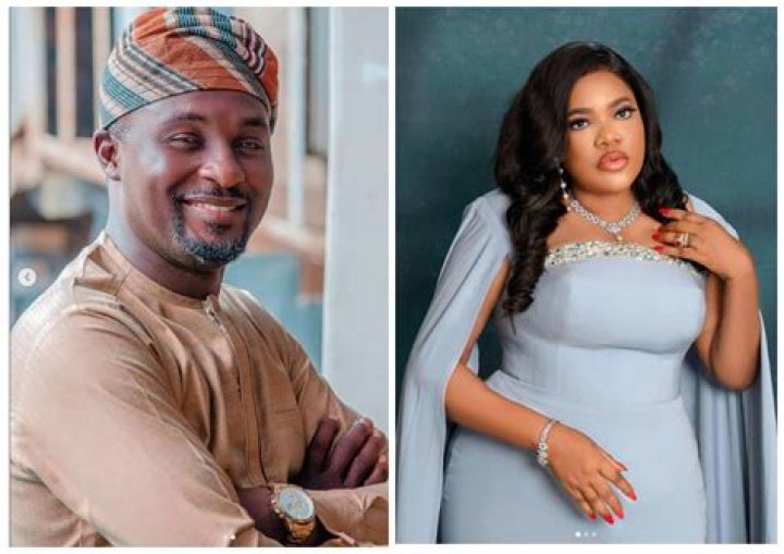 
Reactions As Mercy Aigbe Arrives Kwara With Her Husband To Spend Weekend With Her Husband’s Family 
