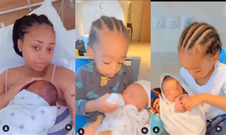 
Regina Daniels Shows Off Her Adorable Princes As Munir Nwoko Takes Big Brother Duties 