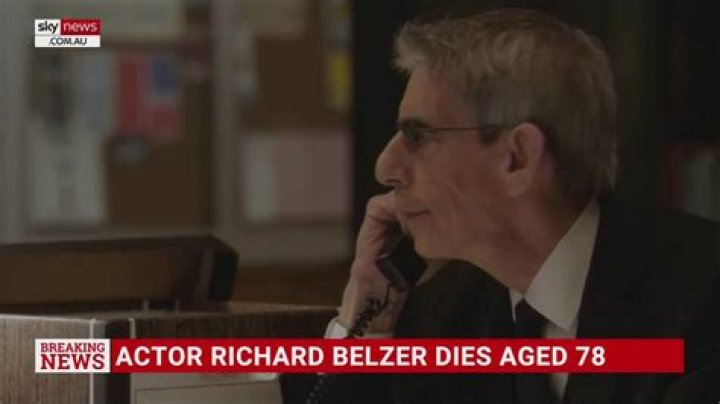 What was Richard Belzer doing before Death