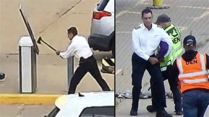 Who is Kenneth Henderson Jones, United Airlines pilot seen attacking Denver Airport parking gate with ax?