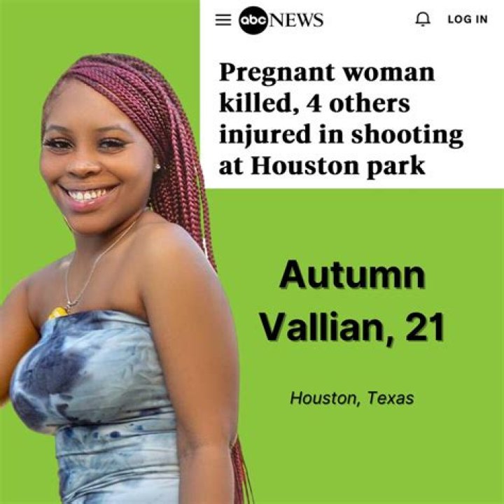 
Who was Autumn Vallian? Pregnant woman dies, 4 others injured in shooting at Houston park 