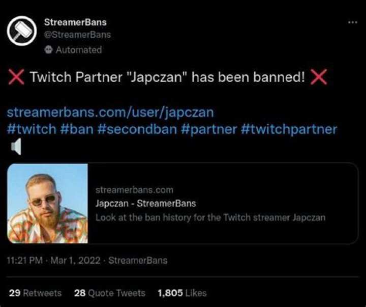 
Why Was Japczan Banned On Twitch? Twitter And Reddit Reaction 